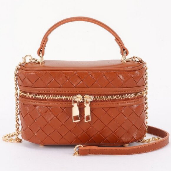 Embossed Vegan Leather Vanity Bag - Picture 6 of 7